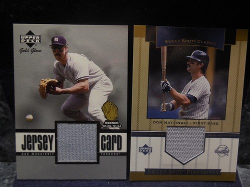 Don mattingly cards jersey - cards, 2
