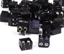 965N/10# Bornier à vis noir 2