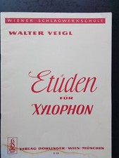 PARTITION -  WALTER VEIGL - Etudes pour xylophone