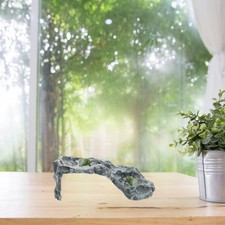  Décor De Réservoir Dragon Barbu Ornement D'aquarium Reptile Basking Rock