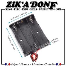 Support coupleur x3 batteries