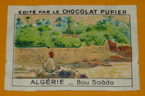 Chromo chocolat pupier afrique - chromo,