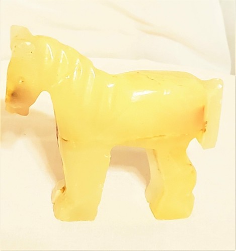 Unique marble horse figurine - marble,