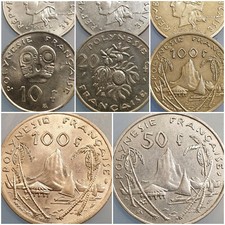 Polynesie Francaise 1967- 2018 Choisissez votre Année 10 20 Francs