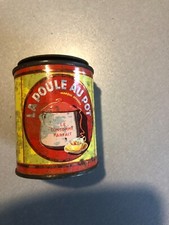 ancienne boite échantillons ,POULE AU POT,MAGGI, tole, publicitaire,