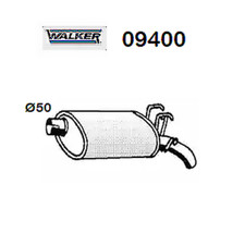 Silencieux Arrière Renault Espace I 2.1 TD Walker Pour 6025002124