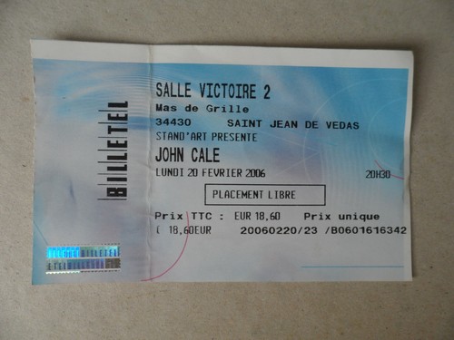 Ticket billet concert - ticket,