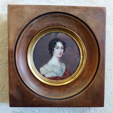 PEINTURE MINIATURE XIXème