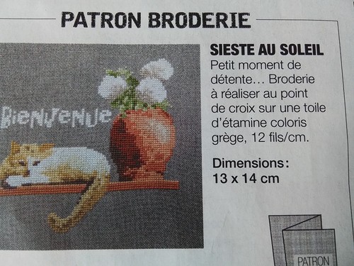 Patron mode travaux grille - travaux,