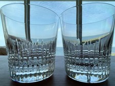 Jeu de 2 gobelets en cristal