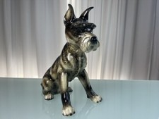 Figurine chien Goebel Terrier porcelaine 29 cm. Excellent état
