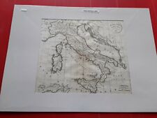 Carte Ancienne De L'ITALIE