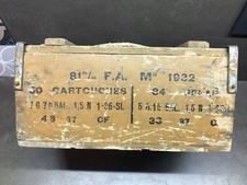 Caisse mortier 81 mm Brandt relais - Français ww2 France 1940