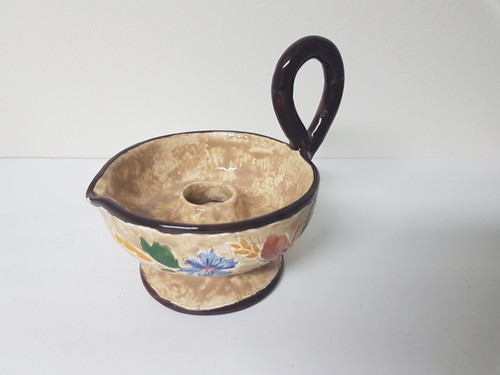 Bougeoir motif floral - , en
