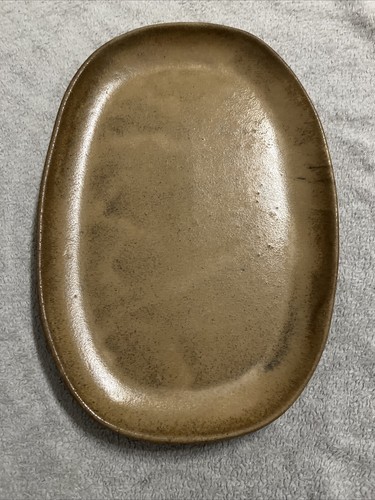Assiette ovale terre cuite - terre,