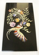 122cm x 76.2cm Marbre Dîner Table Top Pierre Incrustation Art