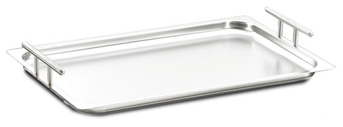 Plateau inox avec poignée