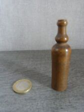 bouteille en bois tournée avec 3 dés , 421 , jeu de bar -  (smd)