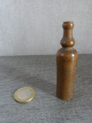 Bouteille bois tournée - bouteille,