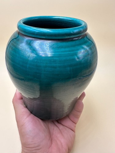 Vase ceramique signé - en,