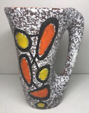 Vase Verre Design Rétro Vintage Signé Vallauris Le Vaucour H 15 L10,5 l8,5 Cm N3