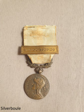 MEDAILLE COLONIALE AGRAFE MAROC 1925/26.