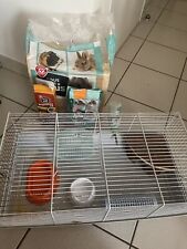 Cage à rongeur avec accessoires