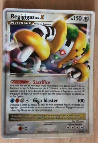 Carte pokemon regigigas - carte, x