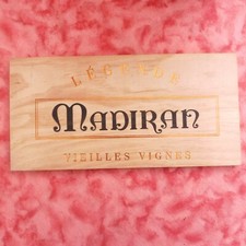 PLAQUE EN BOIS CAISSE A VIN LEGENDRE VIELLES VIGNES MADIRAN N°2