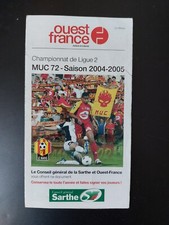 Carnet du supporter Le Mans football 2004-2005