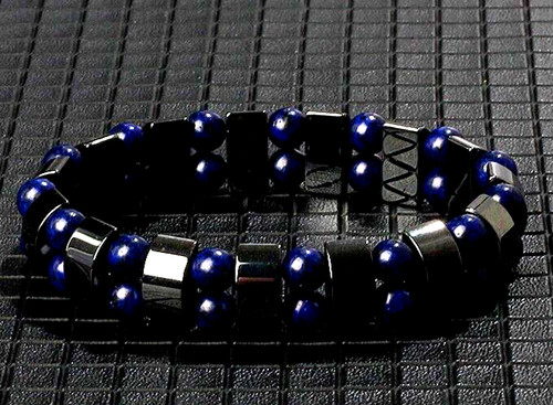 Bracelet perles hématite - bracelet, de