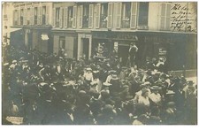 92.NEUILLY.n°15067.AVENUE DE NEUILLY.COMMERCE PAPIERS PEINTS.CP PHOTO.