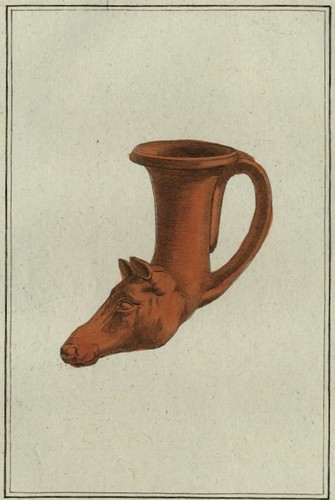 Art etrusque vase - etrusque, tête