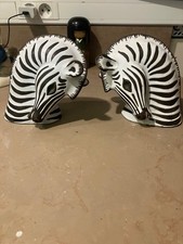 Zèbre animalier serre livre ceramique anzengruber art deco austria