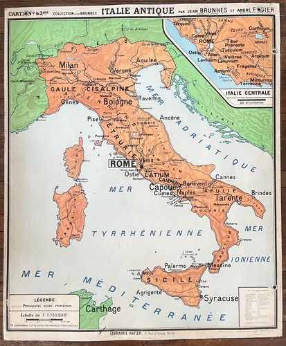 Ancienne carte scolaire - 🌏,