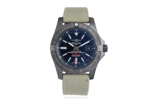 Breitling avenger gmt acier - avenger, ii