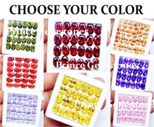 7x5 MM Taille Assortiment Couleur Saphir Naturel Certifié Lot Coupe Ovale Ample
