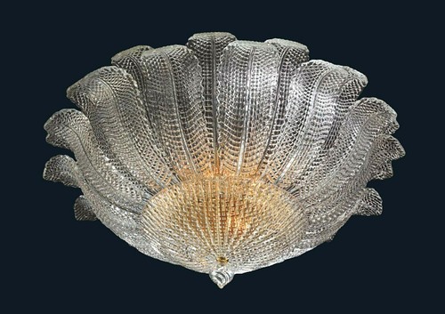 Plafonnier classique verre - plafonnier,
