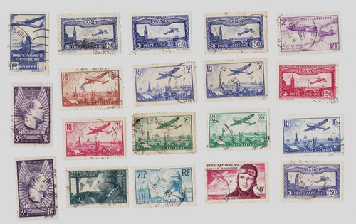 Lot timbres france - x,