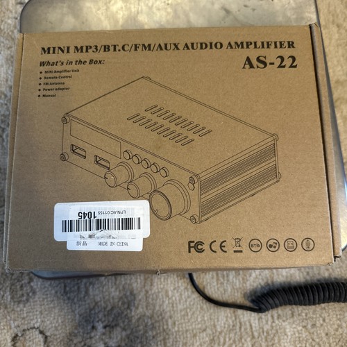 Mini stereo amplifier - as-22,