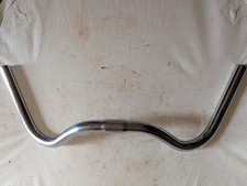 Guidon vélo ville ancien vintage acier chromé largeur 50 cm