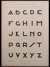 ALPHABET ART DECO - 1930 -
