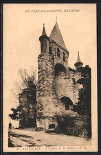 CPA Auvillars, L´Église et