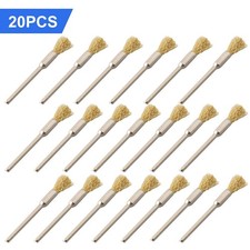 20 Pièces Laiton Câble Brosses Crayon Polising for Foredom Power Outil de Forage
