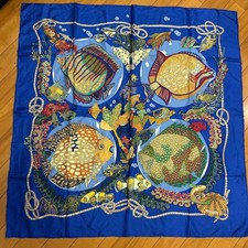 Foulard Hermès "Grands Fonds"