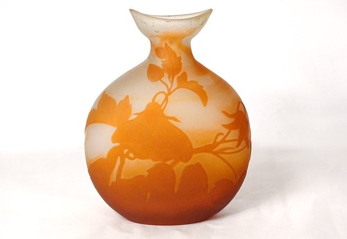 Vase gourde pâte - de, verre
