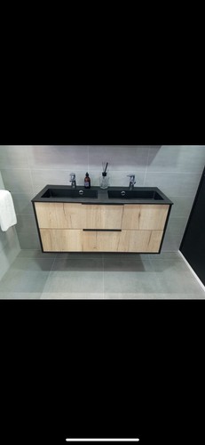 Double vasque noir - , effet