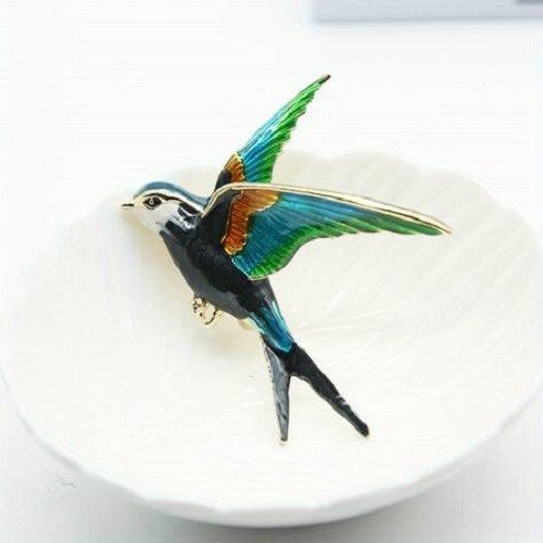 Superbe broche hirondelle - superbe,