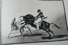 GOYA  TAUROMACHIE GRAVURE TAUROMAQUIA 1963 RELIURE
