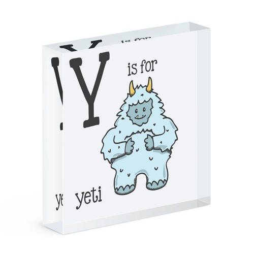Lettre est pour yeti - lettre,